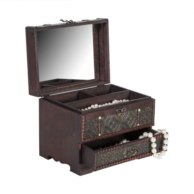 На фото: Скринька для прикрас Bao (80201), Шкатулки і коробки Home4You, каталог, ціна