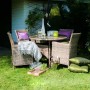 На фото: Крісло Wicker Cappuccino (0946), Крісла зі штучного ротангу Garden4You, каталог, ціна