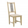 На фото: Обеденный стул из дерева Ornament (10112), Стільці для дому Home4You, каталог, ціна