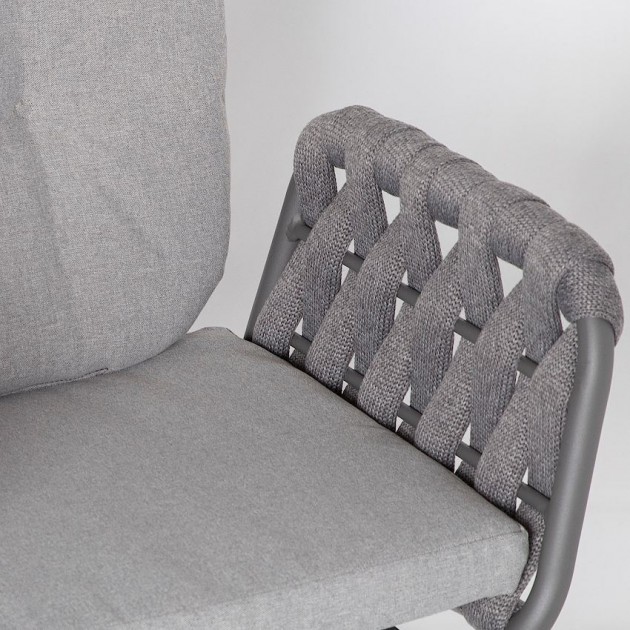 На фото: Садове крісло Ascona (21170), Крісла зі шнура Garden4You, каталог, ціна