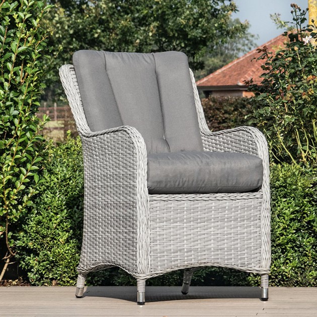 На фото: Плетене крісло Ascot Grey (25221), Крісла зі штучного ротангу Garden4You, каталог, ціна