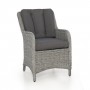 На фото: Плетене крісло Ascot Grey (25221), Крісла зі штучного ротангу Garden4You, каталог, ціна