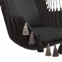 На фото: Підвісне крісло Tassel Black (20650), Підвісні крісла Garden4You, каталог, ціна