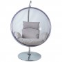 На фото: Прозоре підвісне крісло Bubble (28035), Підвісні крісла Garden4You, каталог, ціна