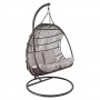 На фото: Двомісне підвісне крісло Chestnut (28089), Крісла зі штучного ротангу Garden4You, каталог, ціна