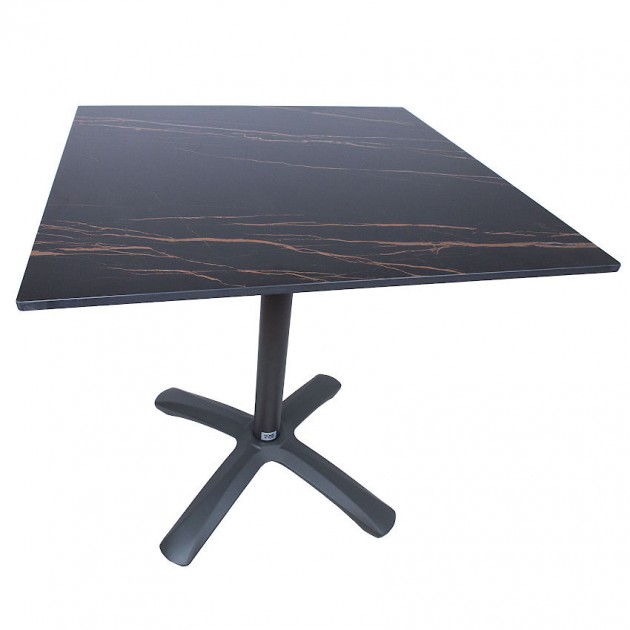 На фото: Квадратний стіл Beida Brown (21153), Квадратні столи Garden4You, каталог, ціна