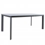 На фото: Прямокутний стіл 180x90 Beida Grey (21189), Вуличні столи Garden4You, каталог, ціна