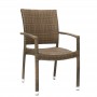 На фото: Столовий комплект Wicker Cappuccino D100 (k13322), Столові комплекти зі штучного ротангу Garden4You, каталог, ціна