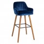 На фото: Барний стілець Ariel Blue (26507), Барні стільці і столи Home4You, каталог, ціна