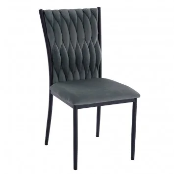 Домашній стілець Emory Antracite Velvet Домашній стілець Emory Antracite Velvet