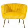 На фото: Мʼяке крісло Tucker Yellow (20152), Мʼякі крісла Home4You, каталог, ціна