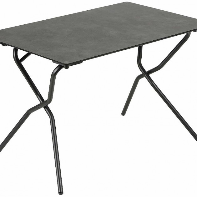 На фото: Прямокутний стіл Anytime Mineral 110x68 Black (LFM2715-9299), Складані столи Lafuma, каталог, ціна
