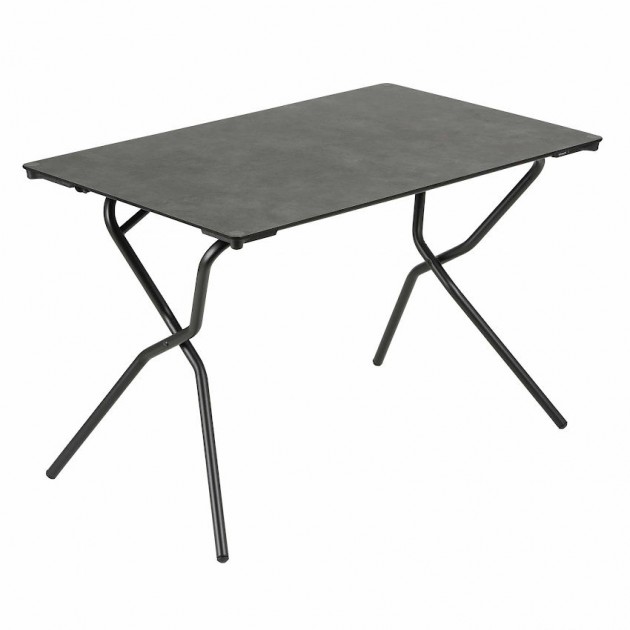 На фото: Прямокутний стіл Anytime Mineral 110x68 Black (LFM2715-9299), Складані столи Lafuma, каталог, ціна
