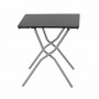 На фото: Квадратний стіл Anytime Mineral 64x68 Titanium (LFM2714-9298), Квадратні столи Lafuma, каталог, ціна