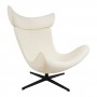 На фото: Крісло Nordic White (39052), Мʼякі крісла Home4You, каталог, ціна