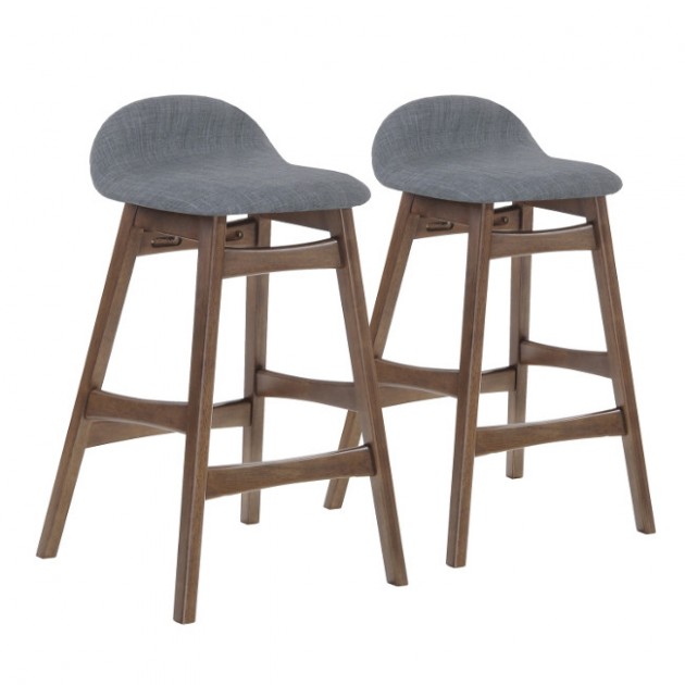 На фото: Барний стілець Bloom Grey (20914), Барні стільці і столи Home4You, каталог, ціна
