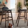 На фото: Барний стілець Bloom Dark Grey (20913), Барні стільці і столи Home4You, каталог, ціна