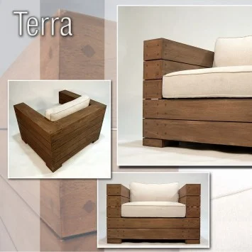 Крісло з тикового дерева Terra Крісло з тикового дерева Terra