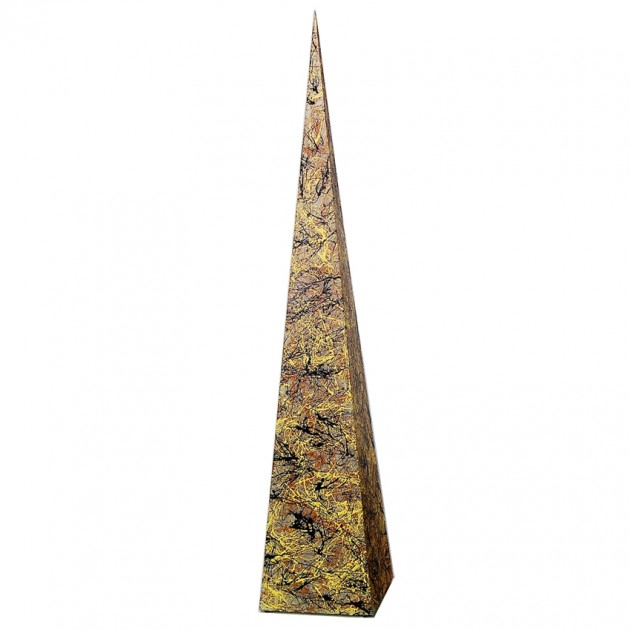 На фото: Напольна лампа Piramida L Бризки осені (400062), Декоративні підлогові світильники Вілла Ванілла, каталог, ціна