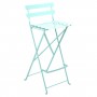На фото: Барний стілець Bistro Lagoon Blue (511346), Барний стілець Bistro Fermob, каталог, ціна