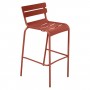 На фото: Барний стілець Luxembourg 4103 Red Ochre (410320), Барний стілець Luxembourg Fermob, каталог, ціна