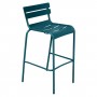 На фото: Барний стілець Luxembourg 4103 Acapulco Blue (410321), Барний стілець Luxembourg Fermob, каталог, ціна