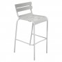 На фото: Барний стілець Luxembourg 4103 Steel Grey (410338), Барний стілець Luxembourg Fermob, каталог, ціна