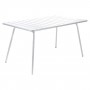 На фото: Обідній стіл Luxembourg 4133 Cotton White (413301), Стіл Luxembourg 143x80 Fermob, каталог, ціна