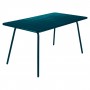 На фото: Обідній стіл Luxembourg 4133 Acapulco Blue (413321), Стіл Luxembourg 143x80 Fermob, каталог, ціна