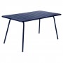 На фото: Обідній стіл Luxembourg 4133 Deep Blue (413392), Стіл Luxembourg 143x80 Fermob, каталог, ціна