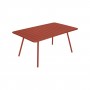 На фото: Обідній стіл Luxembourg 4136 Red Ochre (413620), Вуличні столи Fermob, каталог, ціна