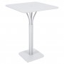 На фото: Барний стіл Luxembourg 4140 Cotton White (414001), Барний стіл на центральній опорі Luxembourg Fermob, каталог, ціна