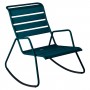 На фото: Крісло-гойдалка Monceau 4806 Acapulco Blue (480621), Вуличні крісла-гойдалки Fermob, каталог, ціна