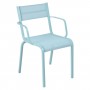 На фото: Cтілець Oléron 5502 Lagoon Blue (550246), Садові стільці Fermob, каталог, ціна