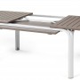 На фото: Розкладний стіл Alloro 140 Tortora (42759.10.000), Пластикові столи Nardi, каталог, ціна