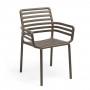 На фото: Обіднє крісло Doga Tabacco (40254.53.000), Пластикові крісла Nardi, каталог, ціна