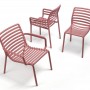 На фото: Лаунж-крісло Doga Relax Marsala (40256.21.000), Пластикові крісла Nardi, каталог, ціна