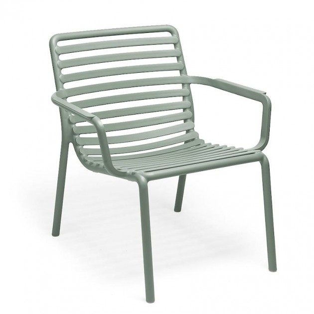 На фото: Лаунж-крісло Doga Relax Menta (40256.15.000), Пластикові крісла Nardi, каталог, ціна