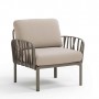 На фото: Модульне крісло Komodo Poltrona Tortora Canvas Sunbrella® (40371.10.141), Вуличне крісло Komodo Poltrona Nardi, каталог, ціна