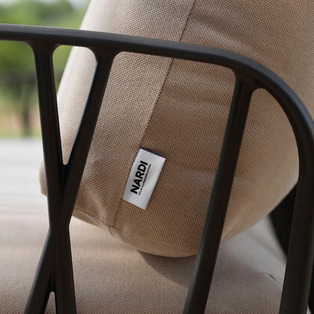 На фото: Модульне крісло Komodo Poltrona Bianco Ghiaccio Sunbrella® (40371.00.138), Вуличне крісло Komodo Poltrona Nardi, каталог, ціна