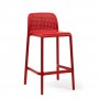 На фото: Напівбарний стілець Lido Mini Rosso (40345.07.000), Барні стільці Nardi, каталог, ціна