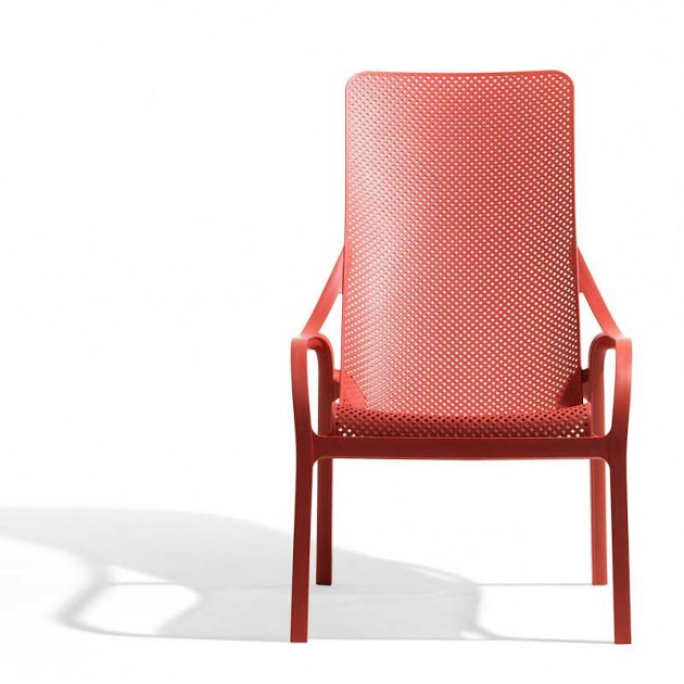 На фото: Лаунж-крісло Net Lounge Corallo (40329.75.000), Пластикові крісла Nardi, каталог, ціна
