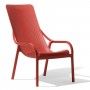 На фото: Лаунж-крісло Net Lounge Corallo (40329.75.000), Пластикові крісла Nardi, каталог, ціна
