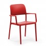 На фото: Стілець Riva Rosso (40246.07.000), Пластикові стільці Nardi, каталог, ціна