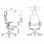 На фото: Офісне крісло WAU Olive Green (09850), Ергономічні крісла Office4You, каталог, ціна