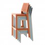 На фото: Барний стілець Emi 2345 Terracotta (234573), Барні стільці S•CAB, каталог, ціна