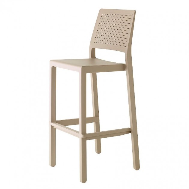 На фото: Барний стілець Emi 2345 Dove Grey (234515), Барні стільці S•CAB, каталог, ціна