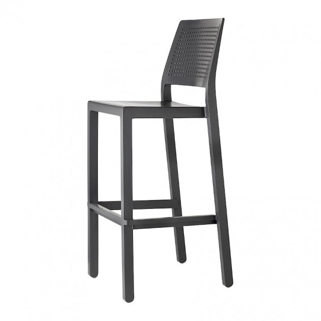 На фото: Барний стілець Emi 2345 Antracite (234581), Барні стільці S•CAB, каталог, ціна