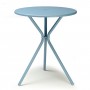 На фото: Металевий стіл Leo 2719 Light Blue (2719VZ), Круглі столи S•CAB, каталог, ціна