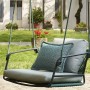На фото: Крісло-гойдалка Lisa Swing Antracite Mint (2883ZA N57), Підвісні крісла S•CAB, каталог, ціна
